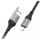 Кабель HOCO X102 Fresh charging data cable iP Black