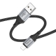 Кабель HOCO X102 Fresh charging data cable iP Black