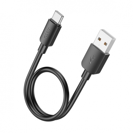 Кабель HOCO X96 Hyper 27W charging data cable Type-C (L0.25M) Black