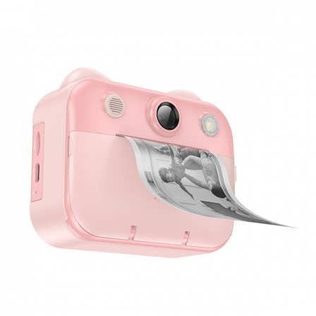 Камера для дітей HOCO DV204 1200 mAh 0.3Mpx Dual-camera children printing camera Pink