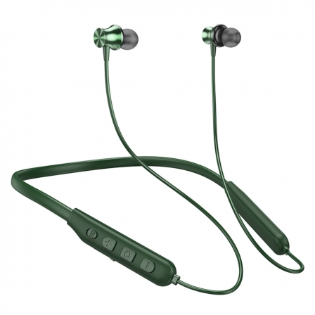 Бездротові спортивні навушники HOCO ES64 Easy Sound sports BT earphones Dark Green