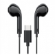Навушники HOCO M101 Crystal joy Type-C wire-controlled digital earphones with microphone Black