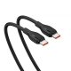 Кабель USB Type-C Baseus Pudding Series USB Type-C to USB Type-C 100W 1.2m black (P10355702111-00)