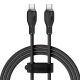 Кабель USB Type-C Baseus Pudding Series USB Type-C to USB Type-C 100W 1.2m black (P10355702111-00)