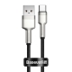 Кабель Baseus Cafule Series Metal Data Cable USB to Type-C 66W 0.25m Black