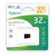 Карта пам'яті microSDHC (UHS-1) Apacer 32Gb class 10 V10 A1 R100MB/s