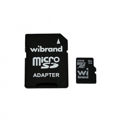 Карта пам'яті microSDXC (UHS-1 U3) Wibrand 256Gb class 10 (adapter SD)