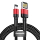 Кабель Baseus Cafule Cable（Special Edition）USB For iP 1m Red+Black