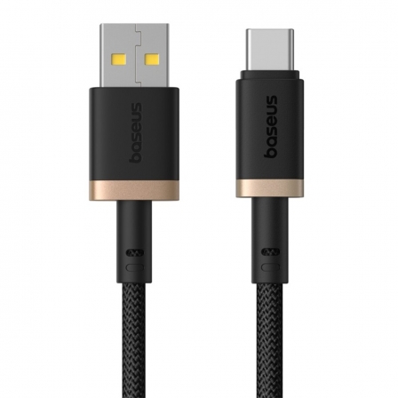 Кабель Baseus Dura Series Fast Charging Cable USB to Type-C 60W 2m Gold+Black
