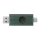 Флеш-накопичувач Kingston 256GB DataTraveler DuoG2 USB-A + USB-C 3.2 Gen 1 Black/Green