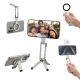 Тримач телефона Ulanzi MA60 Foldable Magnetic Phone Tripod (Silver)