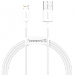 Кабель Baseus Superior Series Fast Charging Data Cable USB to iP 2.4A 2m White