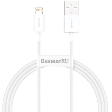 Кабель Baseus Superior Series Fast Charging Data Cable USB to iP 2.4A 2m White
