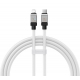 Кабель Baseus CoolPlay Series Fast Charging Cable Type-C to iP 20W 1m White