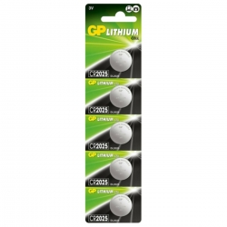 Батарейка GP CR2025 Lithium (5шт)