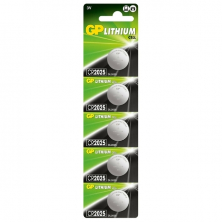 Батарейка GP CR2025 Lithium (5шт)
