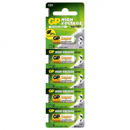 Батарейка GP 23A/MN21 Alkaline 12v (5шт)