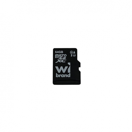 Карта пам'яті microSDXC (UHS-1 U3) Wibrand 64Gb class 10