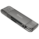 USB-хаб HOCO HB39 USB/Type-C 3.0 high-speed card reader Metal Gray