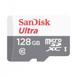 Карта пам'яті microSDXC (UHS-1) SanDisk Ultra 128Gb class 10 A1 (100Mb/s) (4x6 pack size)