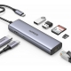USB-хаб UGREEN CM512 USB-C to 2*USB3.0+HDMI+RJ45+SD&TF +PD port Converter