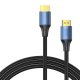 Кабель Vention Cotton Braided HDMI-A Male to Male HD v2.1 Cable 8K 2M Blue Aluminum Alloy Type (ALGLH)
