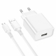 Мережевий зарядний пристрій BOROFONE BA74A Aspirer single port charger set(Micro) White