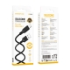 Кабель BOROFONE BX113 Lenny silicone charging data cable Type-C(L3M) Black