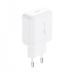 Мережевий зарядний пристрій ACEFAST A130 PD20W single USB-C charger White