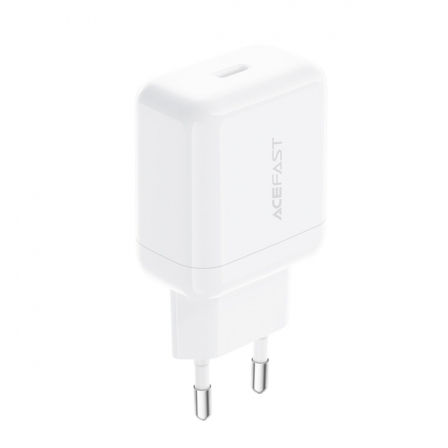 Мережевий зарядний пристрій ACEFAST A130 PD20W single USB-C charger White