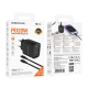 Мережевий зарядний пристрій BOROFONE BA83A Flare star PD20W+QC3.0 charger set(C to iP) Black