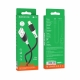 Кабель BOROFONE BX79 Type-C to iP 3A, 20W, 1m,, silicone, silicone connectors, Black