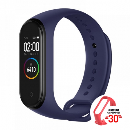 

Оригинальный фитнес-браслет Xiaomi Mi Smart Band 4 Blue CN, Синий