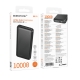 Зовнішній акумулятор BOROFONE BJ78 Clever power bank(10000mAh) Black