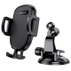 Автотримач для телефона BOROFONE BH37 Route push type suction cup car holder Black
