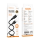 Кабель BOROFONE BX113 Lenny silicone charging data cable iP(L1M) Black