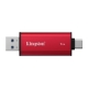 Портативний SSD Kingston Dual USB-A/C 1TB Dual Portable 1050MB/s USB 3.2 Gen 2 Red/Black