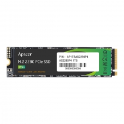 Накопичувач SSD M.2 Apacer AS2280P4 1TB 2280 PCIe 3.0x4 NVMe 3D TLC Read/Write: 3000/2000 MB/sec