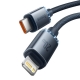 Кабель Baseus Crystal Shine Series Fast Charging Data Cable Type-C to iP 20W 2m Black