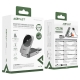 Бездротовий зарядний пристрій ACEFAST E22 Desktop 3-in-1 Wireless Charging holder Metal Gray