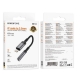 Перехідник BOROFONE BV24 Graceful digital audio converter cable iP to 3.5mm Metal Grey