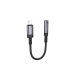 Перехідник BOROFONE BV24 Graceful digital audio converter cable iP to 3.5mm Metal Grey