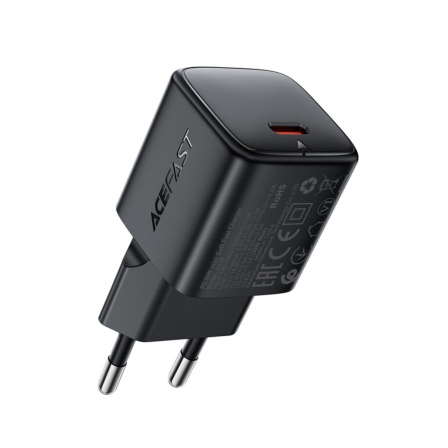 Мережевий зарядний пристрій ACEFAST A118 PD30W mini GaN USB-C fast charger