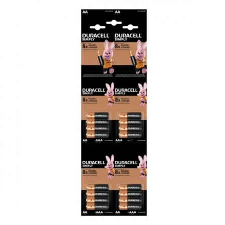 Батарейка Duracell Simply LR3/AAA (16шт)