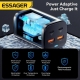 Мережевий зарядний пристрій Essager 67W GAN (2xType-C + 2xUSB-A) ES-CD35 Black