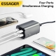 Мережевий зарядний пристрій Essager 67W GAN (2xType-C + 2xUSB-A) ES-CD35 Black