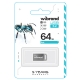 Флеш-накопичувач Wibrand USB 3.2 Gen1 Ant 64GB Silver