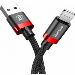 Кабель Baseus Cafule Cable USB For iP 2A 3m Red+Black