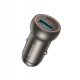 Автомобільний зарядний пристрій BOROFONE BZ32A Fresh PD30W+QC3.0 car charger metal gray