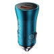 Автомобільний зарядний пристрій Baseus Golden Contactor Max Dual Fast Charger Car Charger U+C 60W Blue